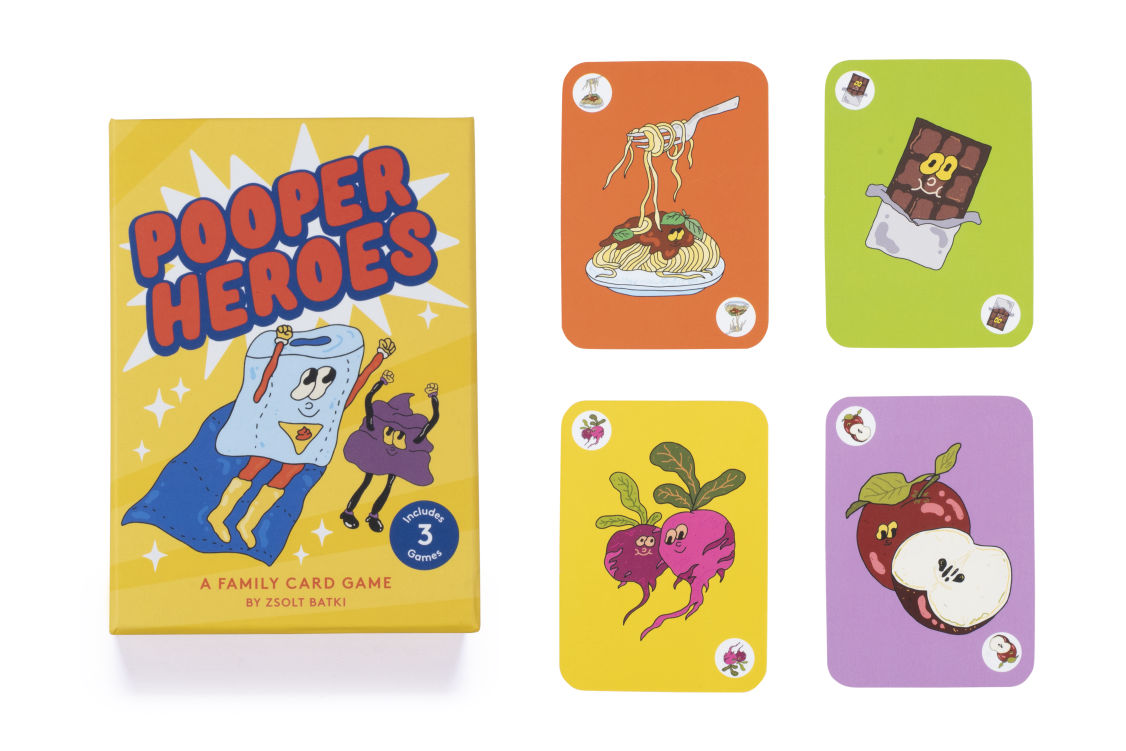 The Pooper Heroes Card game